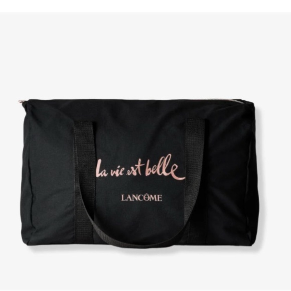 3x$25 Black Tote lancome large Bag NEW - Picture 2 of 3